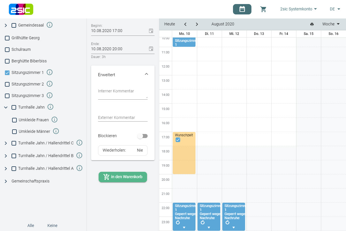 Vermietung eines Einzelobjekts